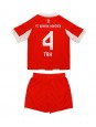 Bayern Munich Jonathan Tah #4 Replika Hemmakläder Barn 2025-26 Kortärmad (+ byxor)